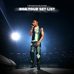 Cover of A Boogie Wit Da Hoodie: Better Off Alone Tour Set List