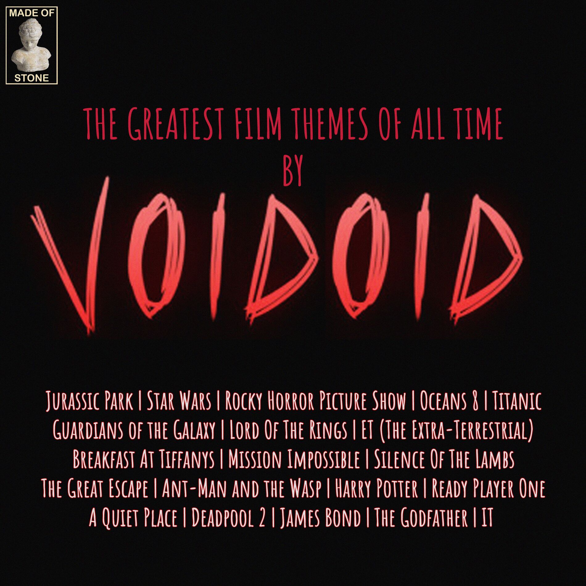 Album cover of The Greatest Film Themes Of All Time By Voidoid