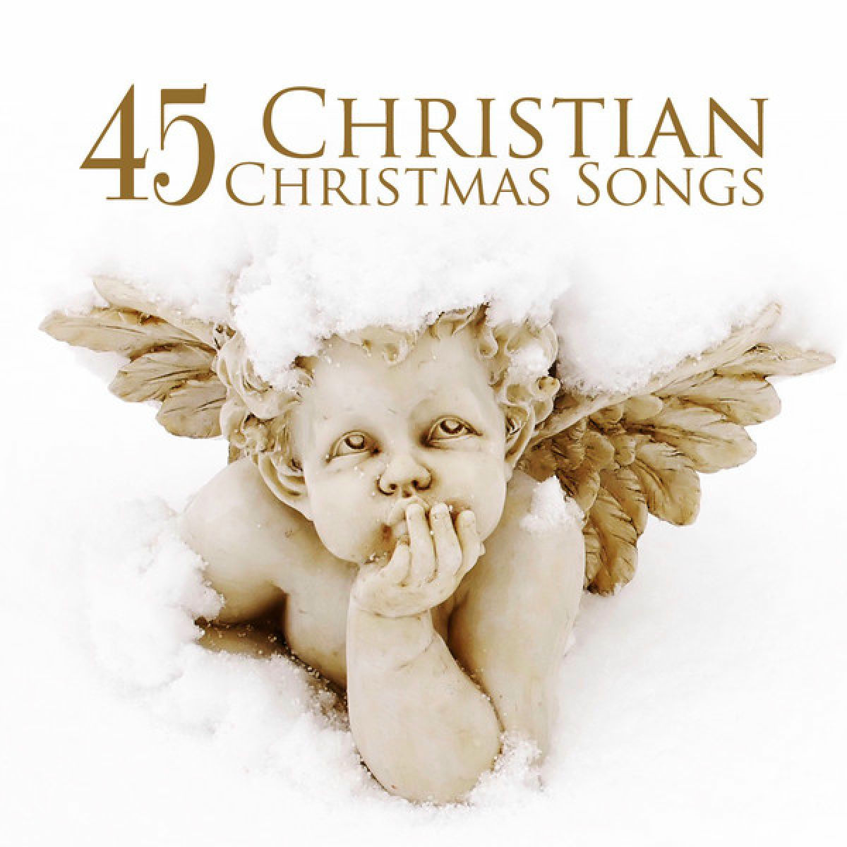 Album cover of 45 Christian Christmas Songs