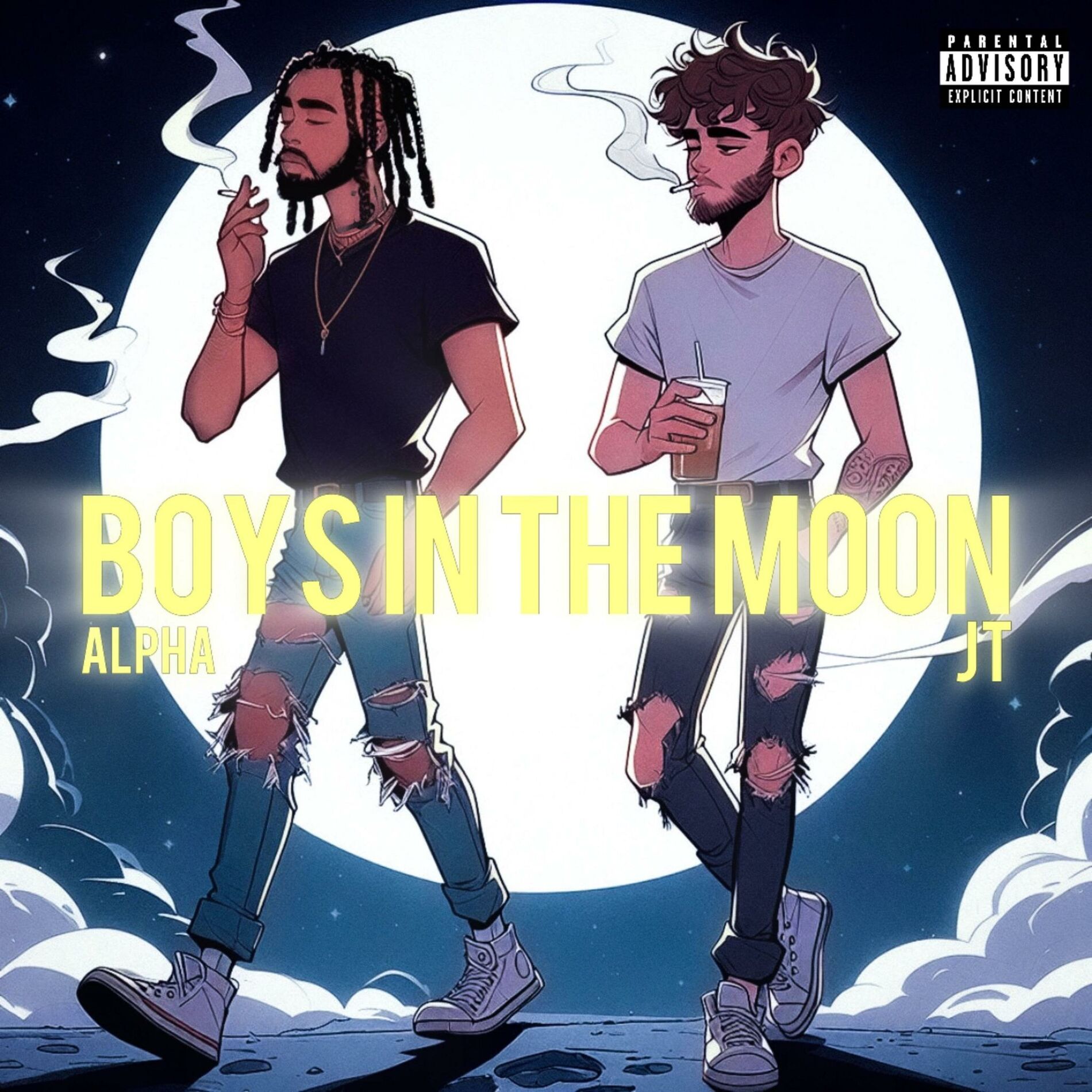 Album cover of BOYS IN THE MOON (feat. JT)