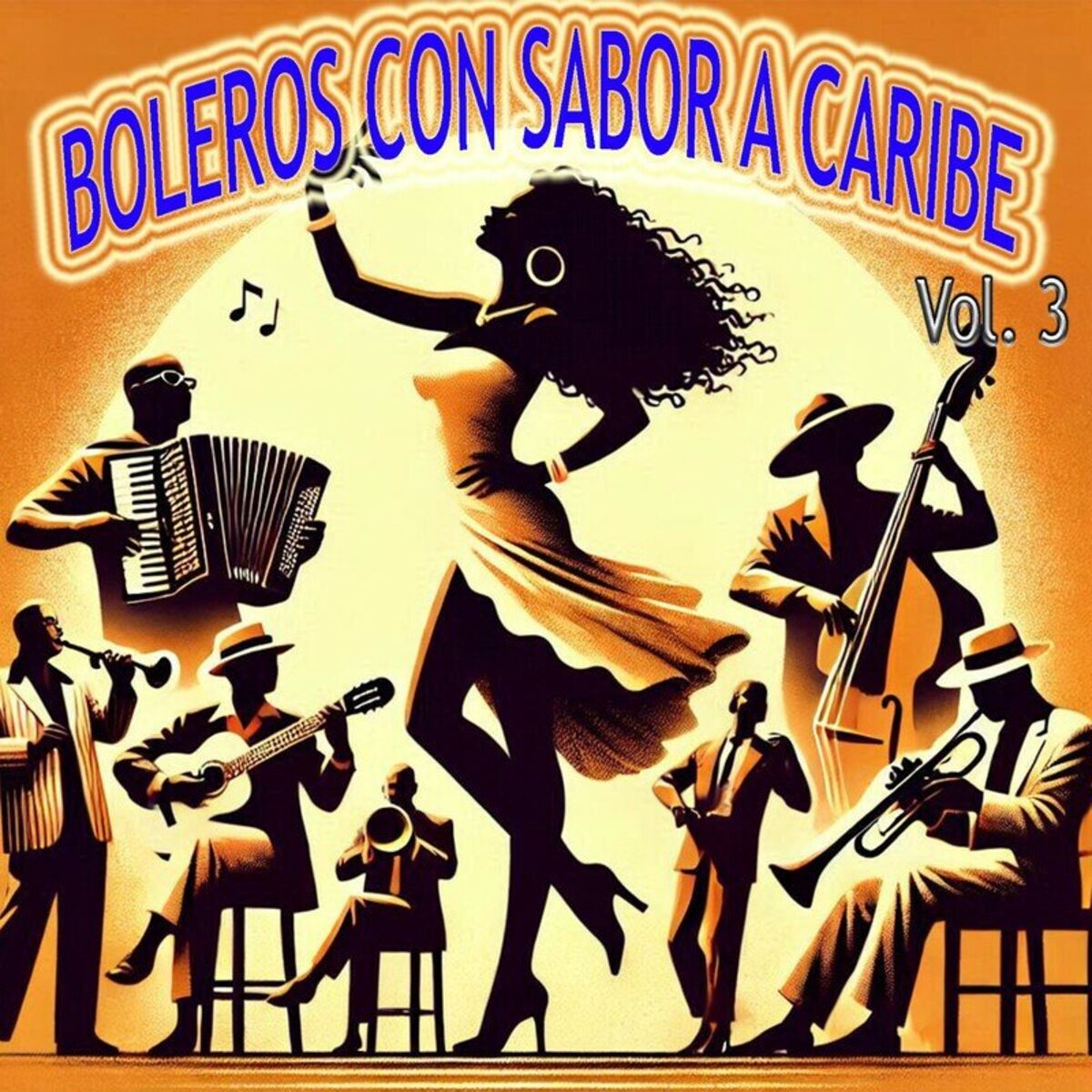 Album cover of Boleros con Sabor a Caribe, Vol. 3