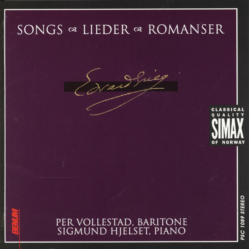 Picture of Edward Grieg: Songs