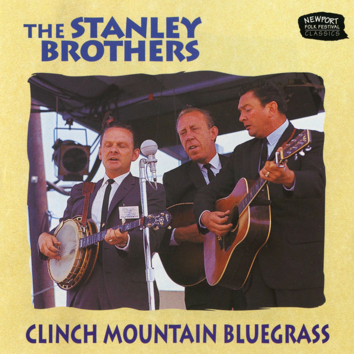 Album cover of Clinch Mountain Bluegrass (Live At The Newport Folk Festival, Fort Adams State Park, Newport, RI / 1959 & 1964)