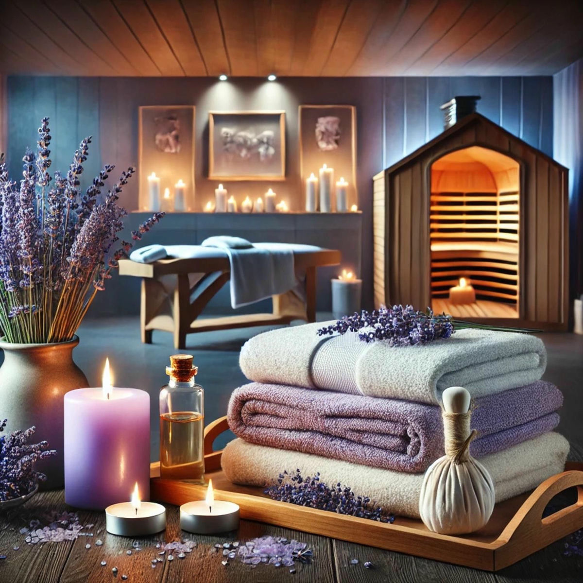 Album cover of Lavender Dreams: Spa & Wellness & Sauna & Massage