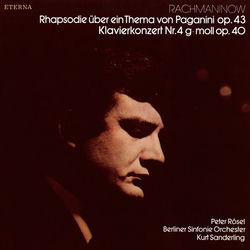 Rachmaninow: Rhapsodie über ein Thema von Paganini / Klavierkonzert No. 4 album cover