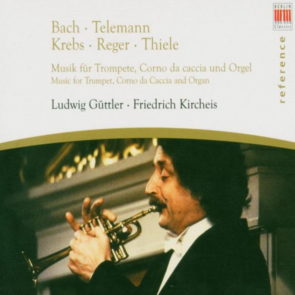 Picture of Bach, Telemann, Krebs, Reger & Thiele: Music for Trumpet, Corno da Caccia and Organ