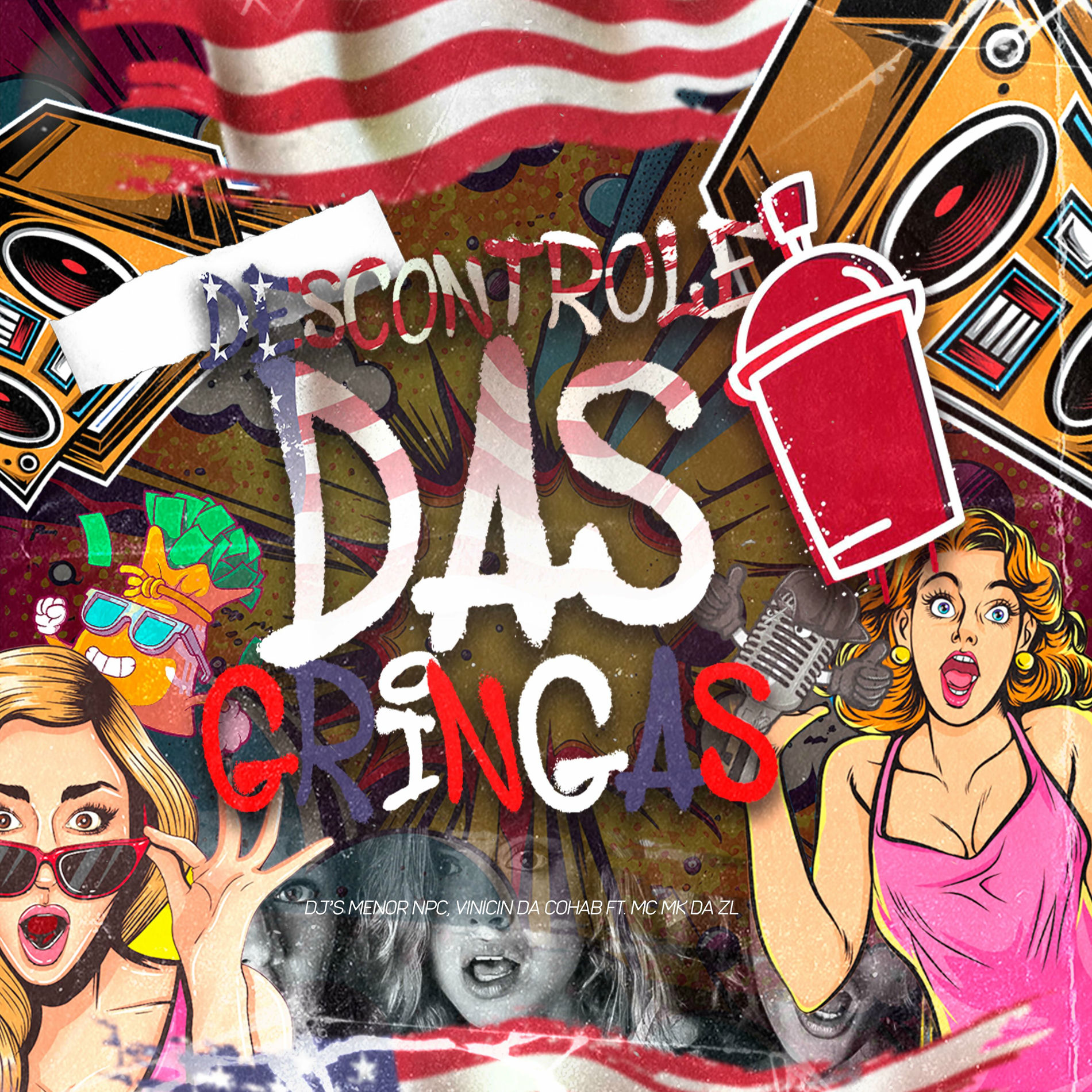 Album cover of DESCONTROLE DAS GRINGA DJ’ MENOR NPC (feat. MC MK DA ZL & MC GORDINHO DO CATARINA)