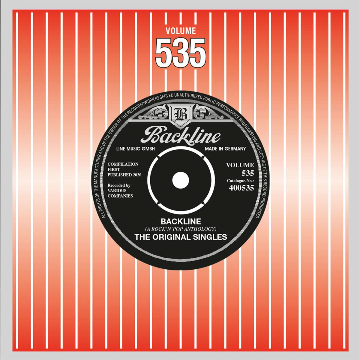 Album cover of Backline, Vol. 535