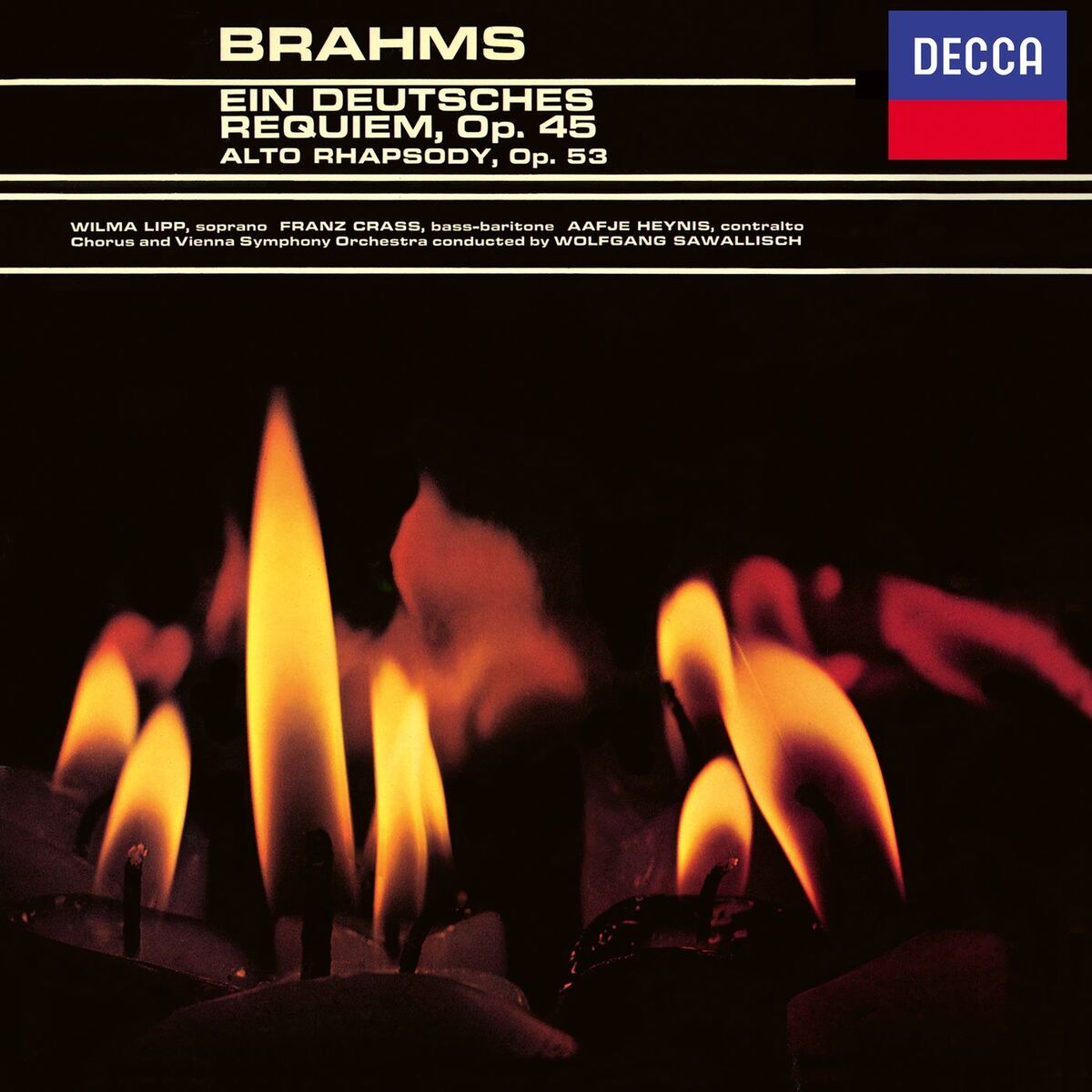 Album cover of Brahms: Ein Deutsches Requiem, Op. 45; Alto Rhapsody; Schicksalslied; Academic Festival Overture; Tragic Overture; St Anthony Vari