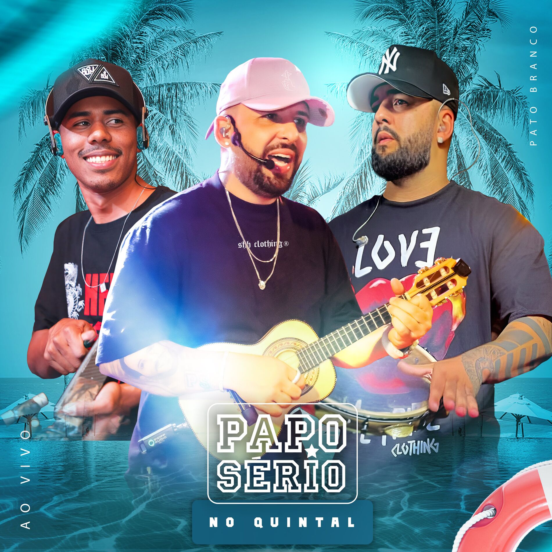 Album cover of Papo Serio no Quintal (Ao Vivo)