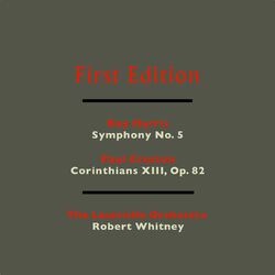 Cover of Roy Harris: Symphony No. 5 - Paul Creston: Corinthians XIII