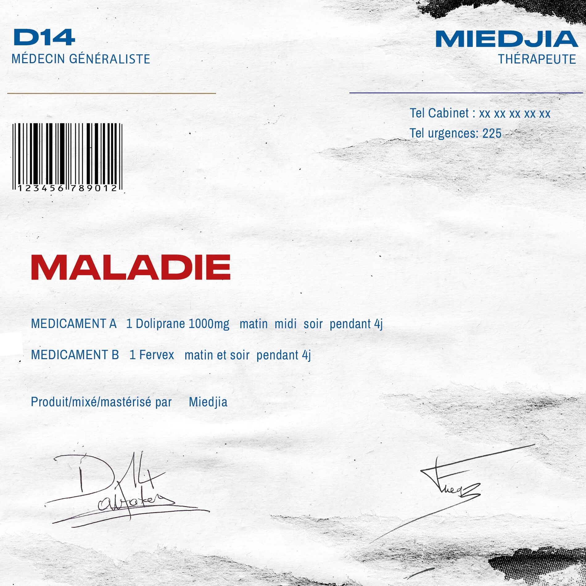 Album cover of Maladie