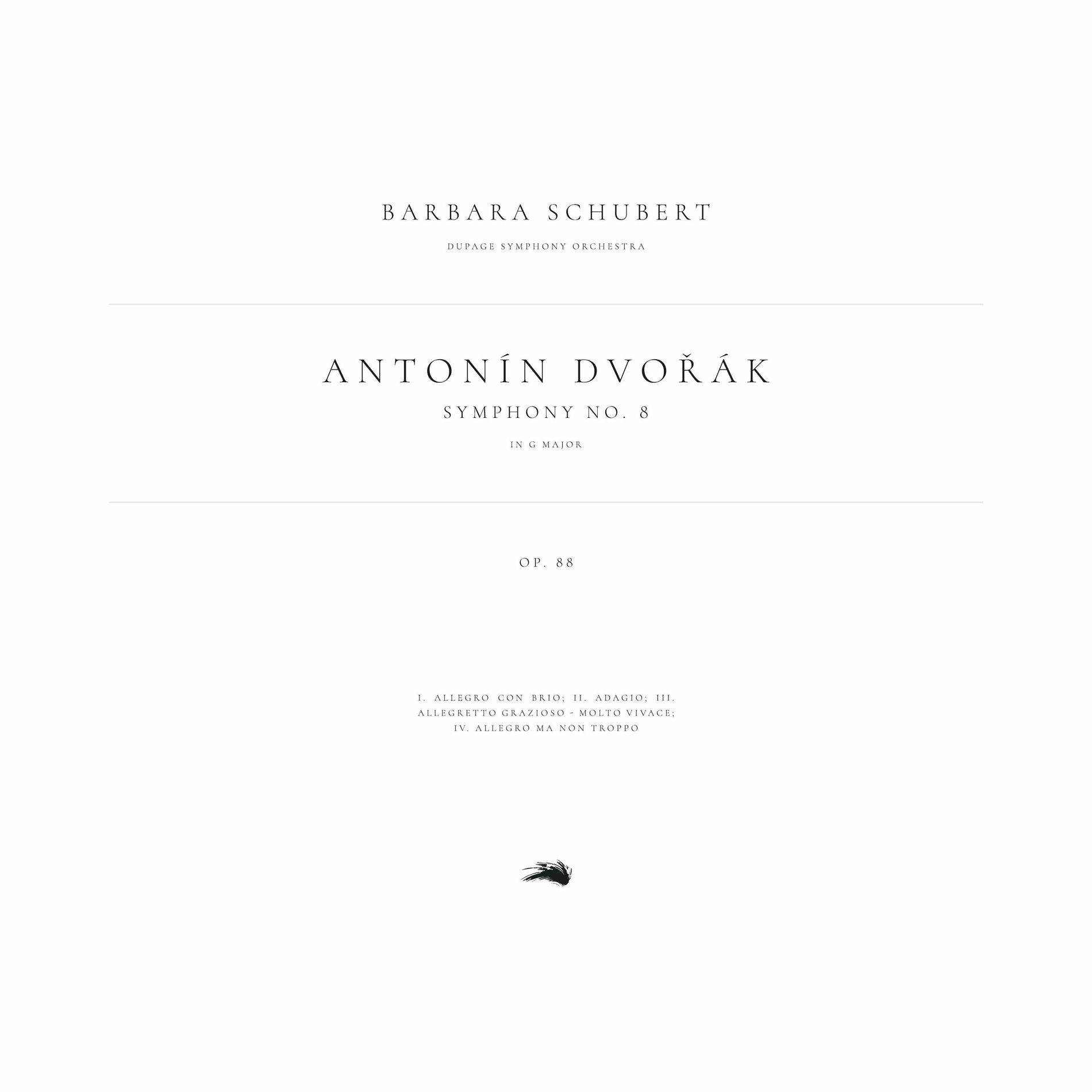 Album cover of Symphony No. 8 in G Major, Op. 88: 3. Allegretto grazioso