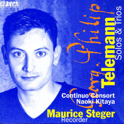 Cover of Telemann: Solos & Trio Sonatas for Recorder