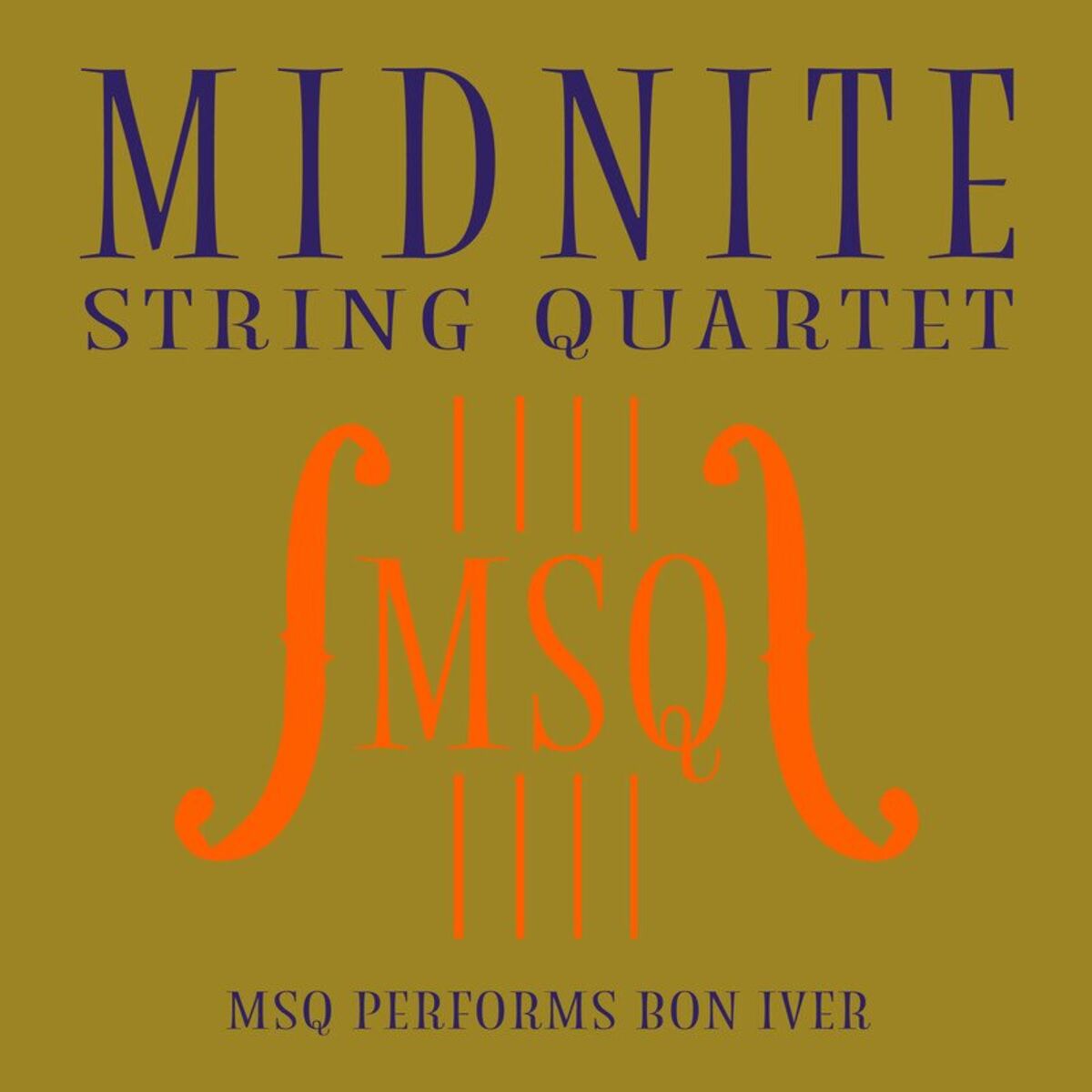 Album cover of MSQ Performs Bon Iver