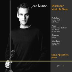 Cover of Prokofiev, Saint-Saëns, Ysaÿe & Chausson: Violin Sonatas