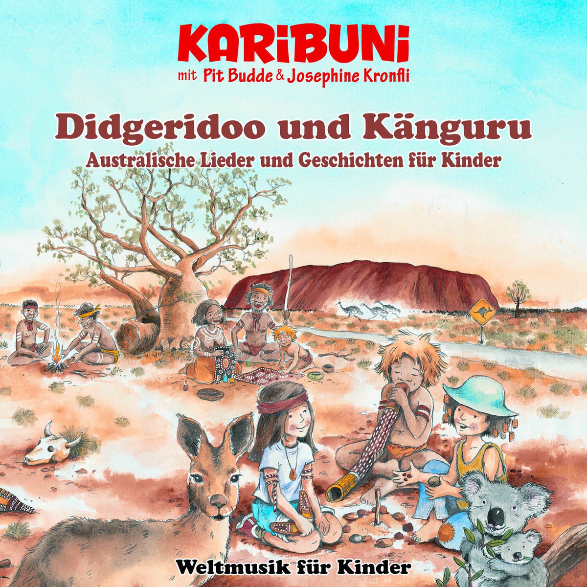 Album cover of Didgeridoo und Känguru - Australische Lieder und Geschichten für Kinder