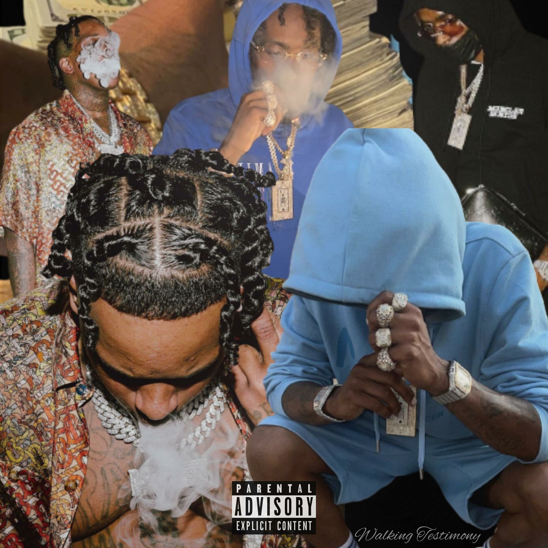Album cover of Walking Testimony (feat. Finesse2tymes & P.Cole) [Mastered]