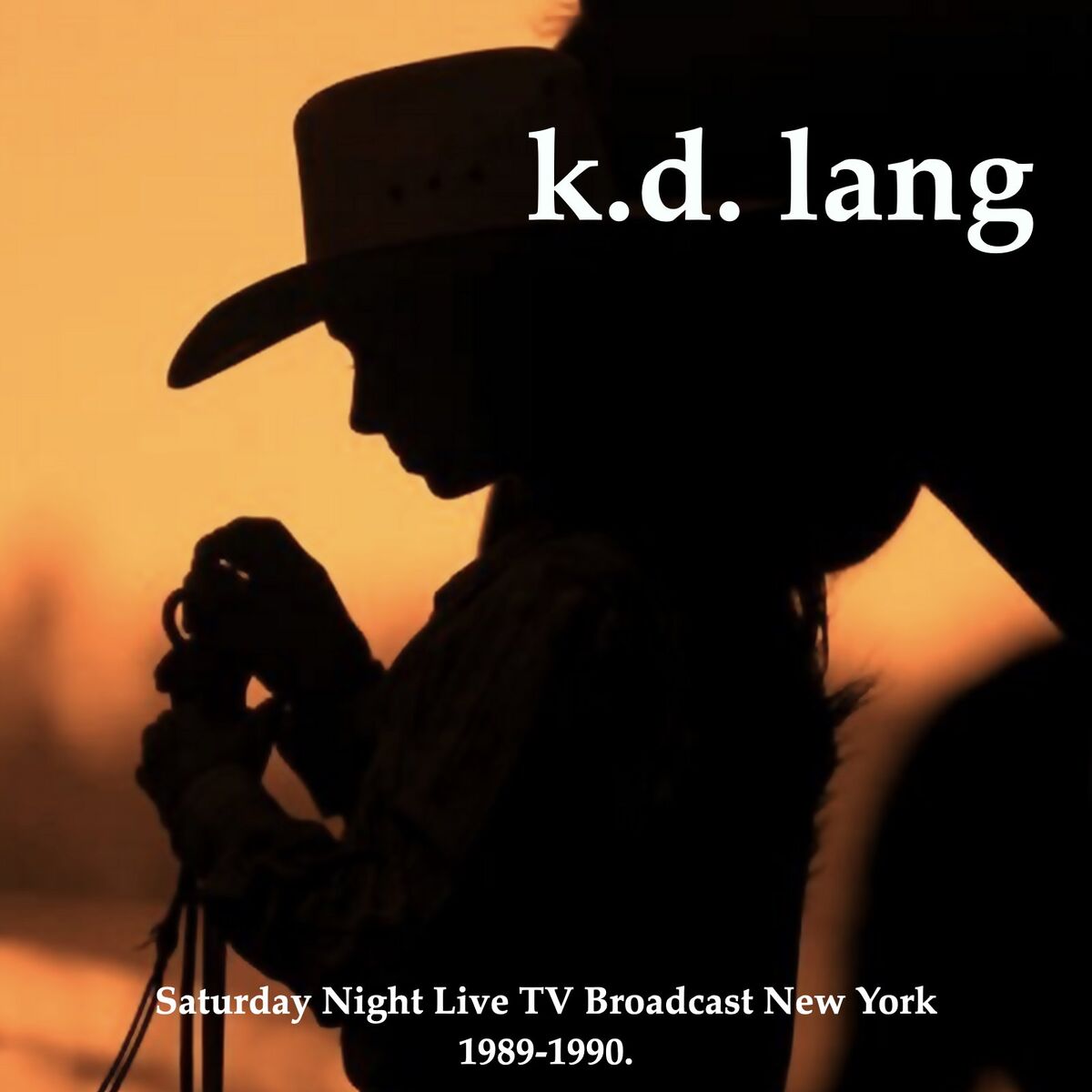 Album cover of k.d. lang - Saturday Night Live TV Broadcast New York 1989-1990.