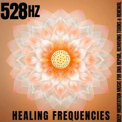 Cover of 528 Hz Healing Frequencies: Deep Meditation Music for DNA Repair, Removing Toxins & Renewal