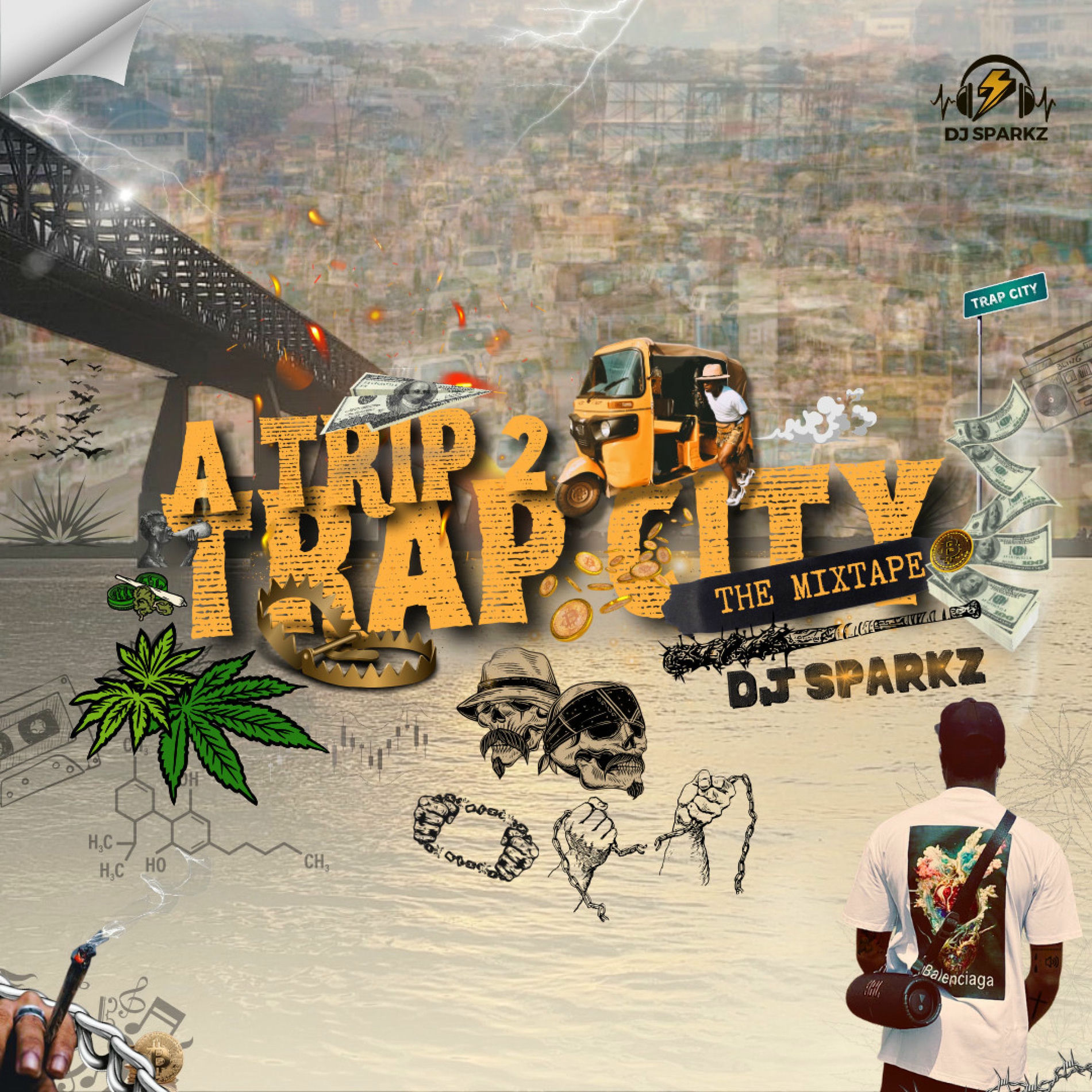 Celebrity Dj Sparkz - Best Selected Trap Mixtape 2023 A-Trip