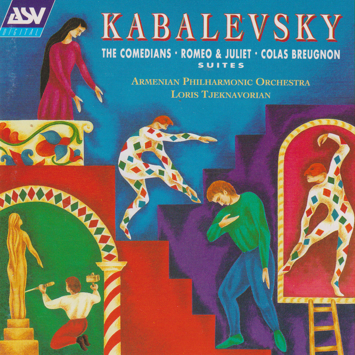 Album cover of Kabalevsky: Romeo and Juliet - Suite, The Comedians - Suite, Colas Breugnon - Suite