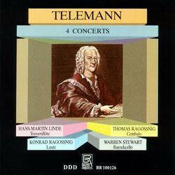 Cover of Telemann: 4 Concertos