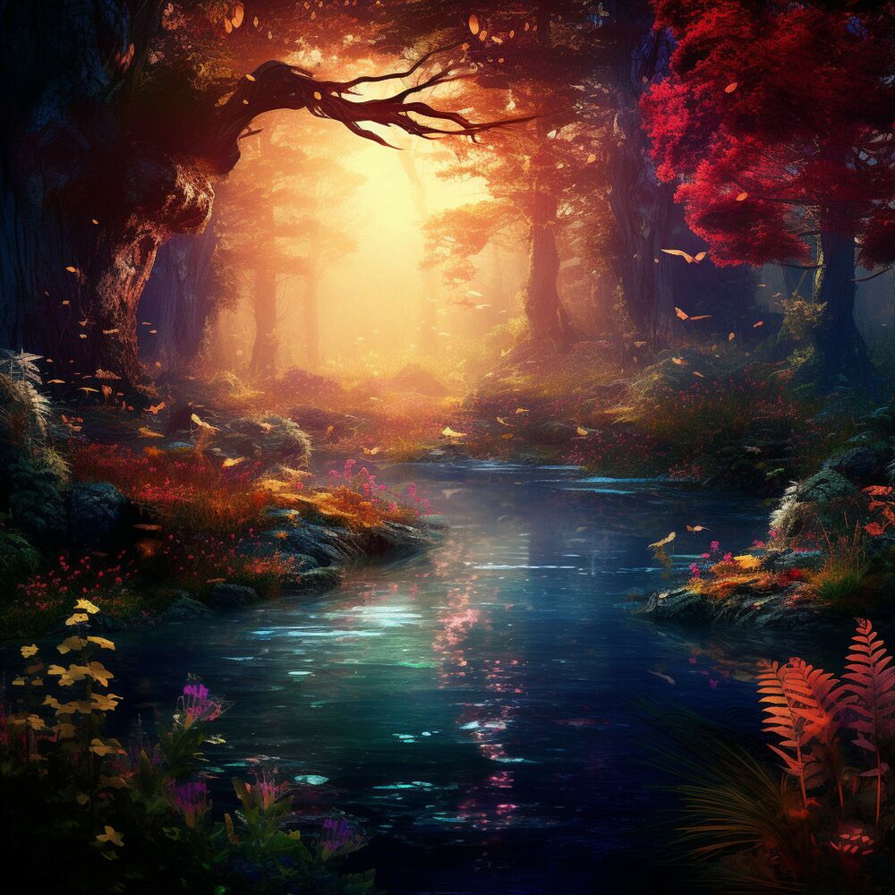 Picture of Meditative Streams: Music in the River's Serenity