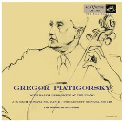 Cover of Bach: Sonata No. 2 in D Major, BWV 1028 & Prokofiev: Sonata in C Major, Op. 119 (Remastered)