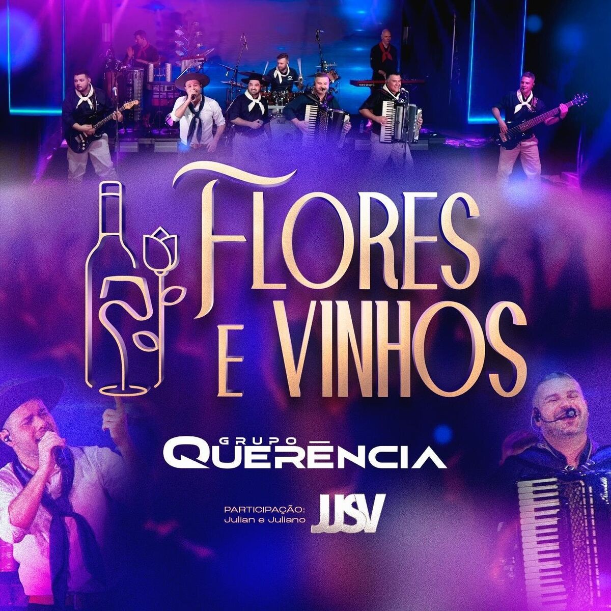 Album cover of Flores e Vinhos (Ao Vivo)