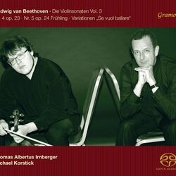 Cover of Beethoven: The Violin Sonatas, Vol. 3