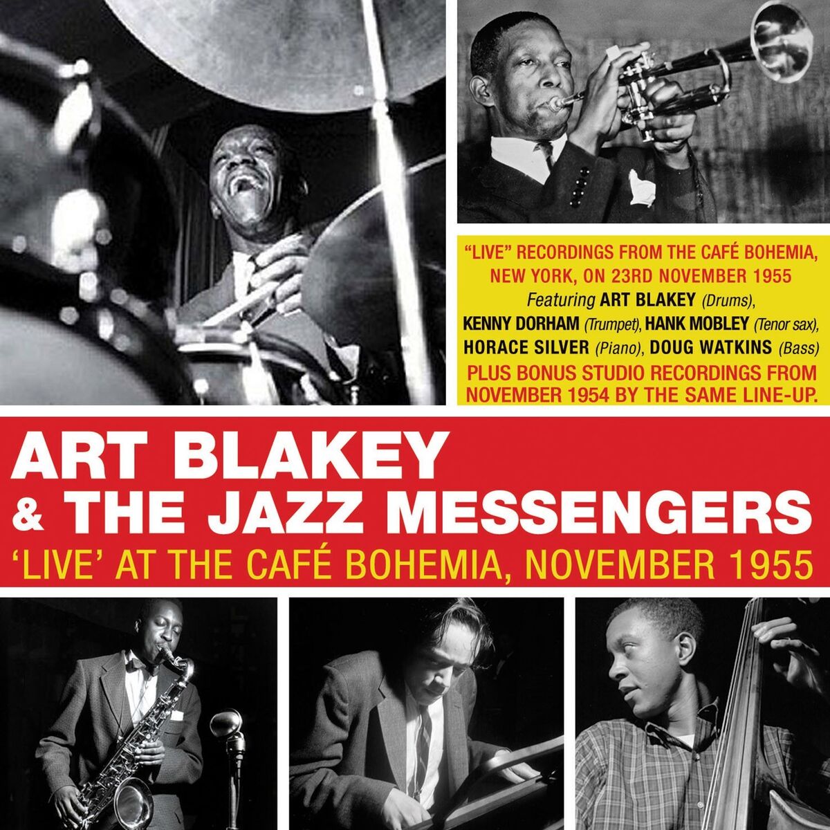 Album cover of Live At The Cafe Bohemia November 1955