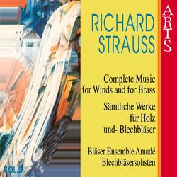 Cover of Strauss: Sämtliche Werke für Holz- und Blechbläser, Vol. 2