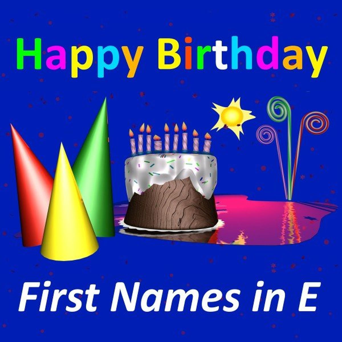 Album picture of Happy Birthday First Names in E