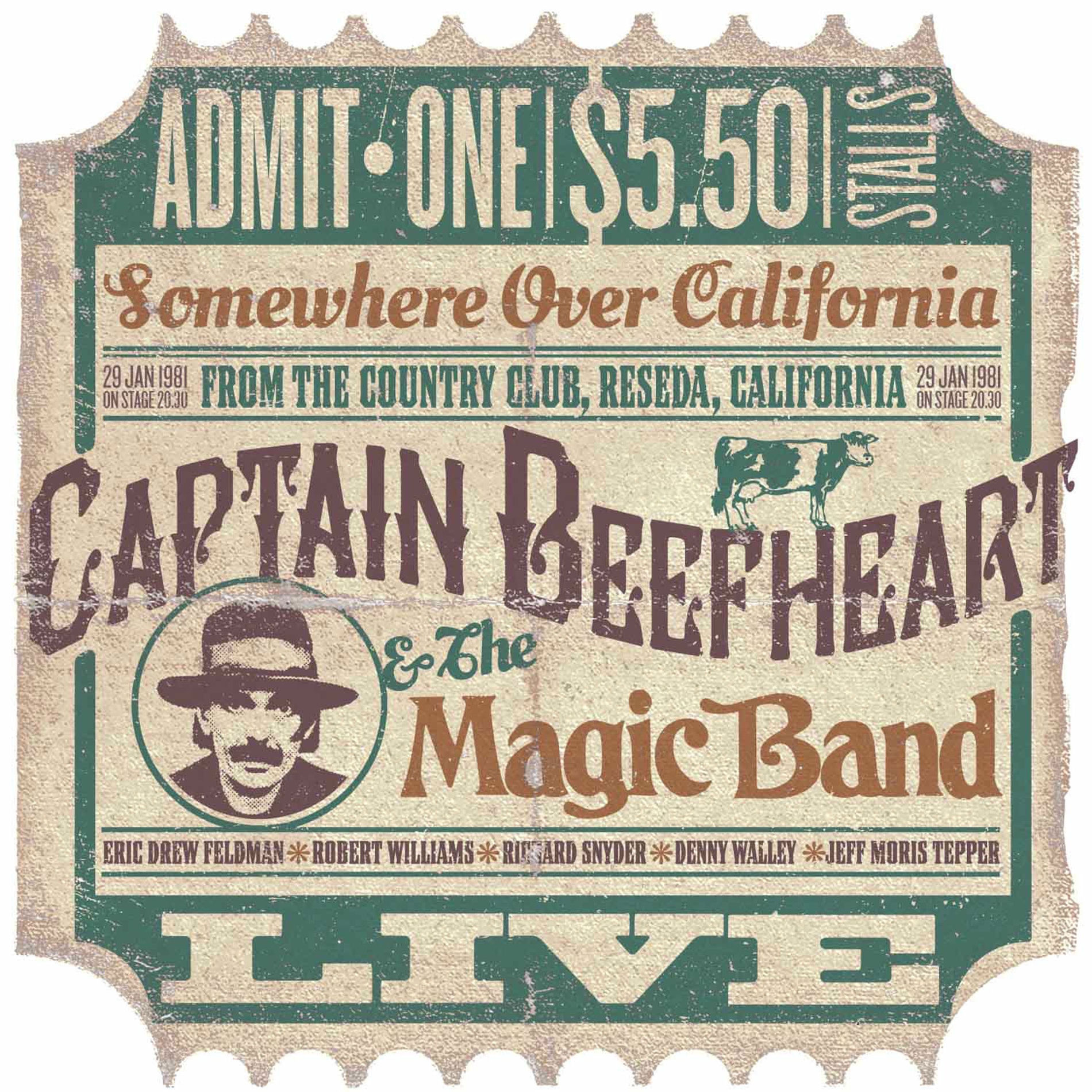 Album cover of Somewhere Over California (Live from The Country Club, Reseda, California 29/1/1981)