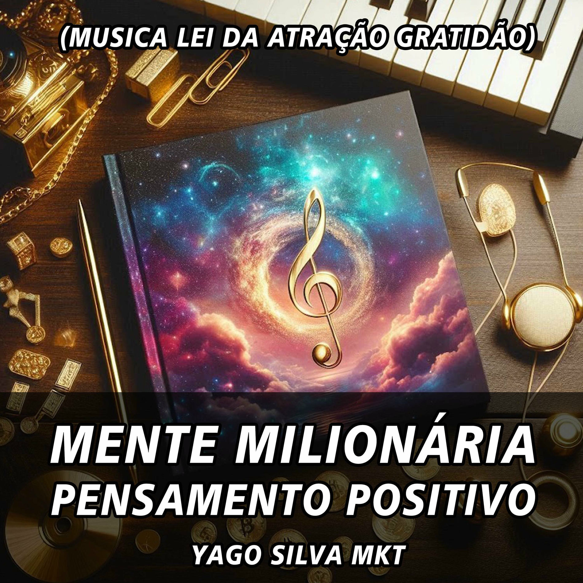 Album cover of Mente Milionária Pensamento positivo (Musica Lei da Atração Gratidão)