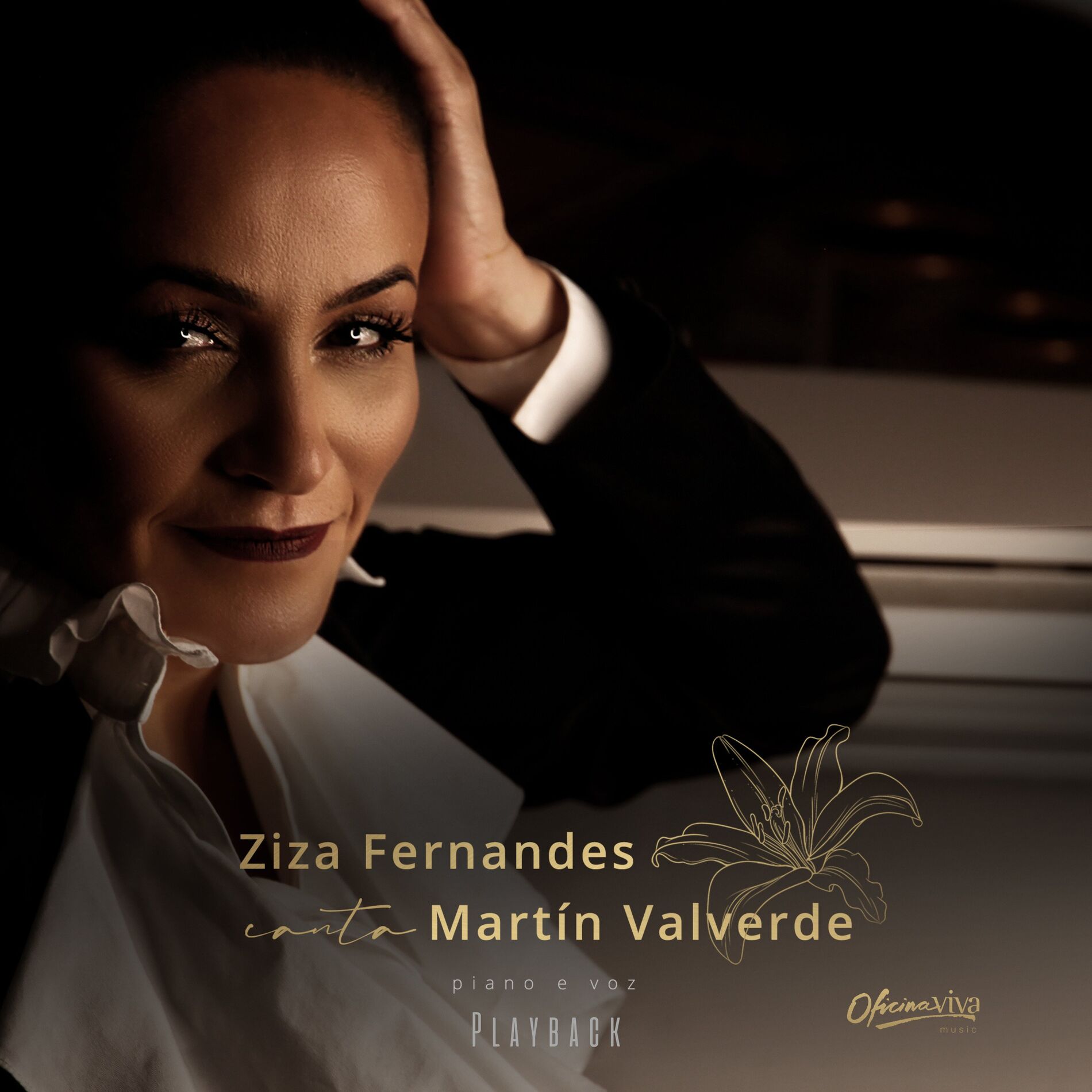 Album cover of Ziza Fernandes Canta Martín Valverde (Playback)