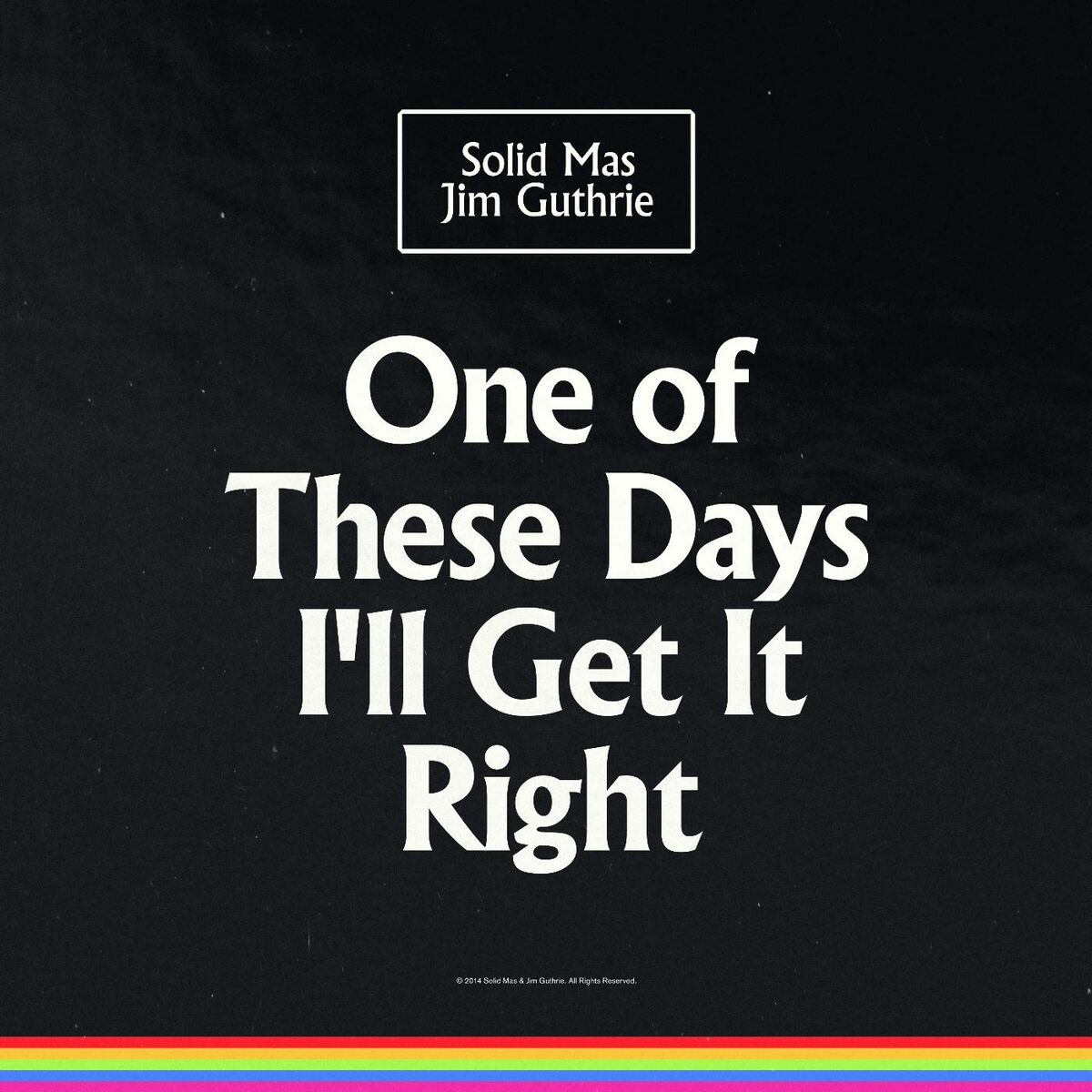 Album cover of One of These Days I'll Get It Right