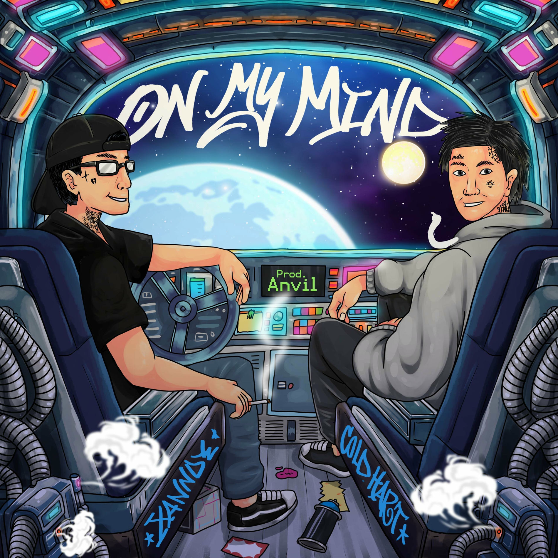Album cover of On My Mind (feat. Cold Hart)