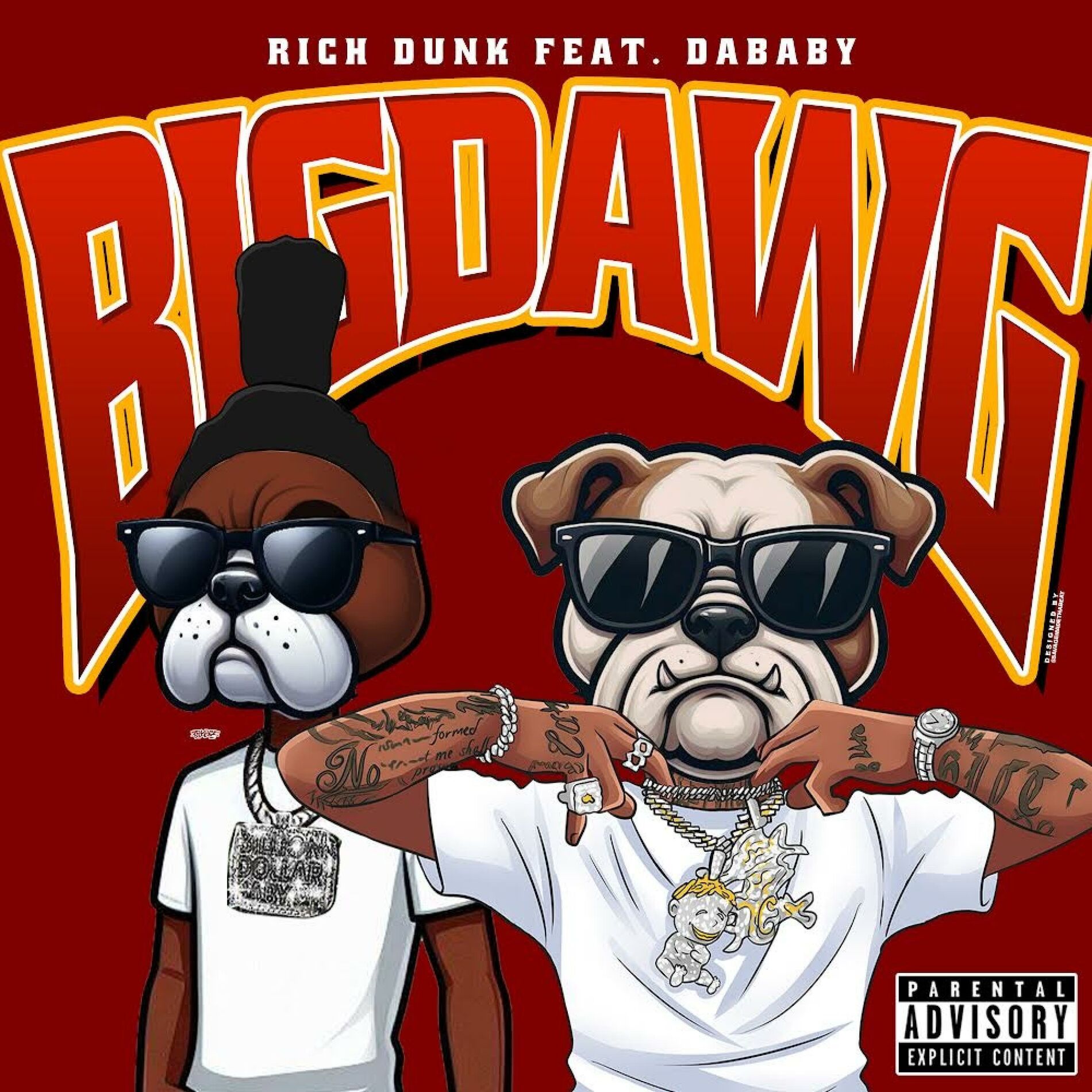 【メーカー直売】 Dawg Big - Dunk Rich (feat. Deezer | Wizard'z) The & DaBaby 洋楽