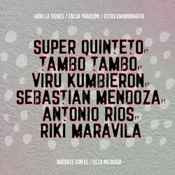 Cover of Aqui la tienes / Falsa traición / Estas enamoradita / Quédate con el / Falsa traición / Ella no quiso