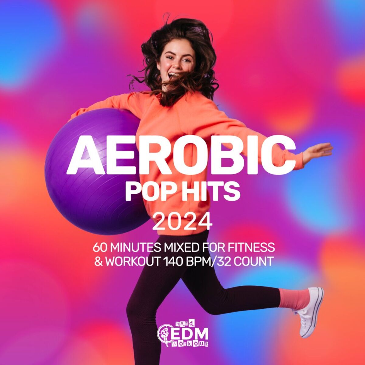 Album cover of Aerobic Pop Hits 2024: 60 Minutes Mixed for Fitness & Workout 140 bpm/32 Count
