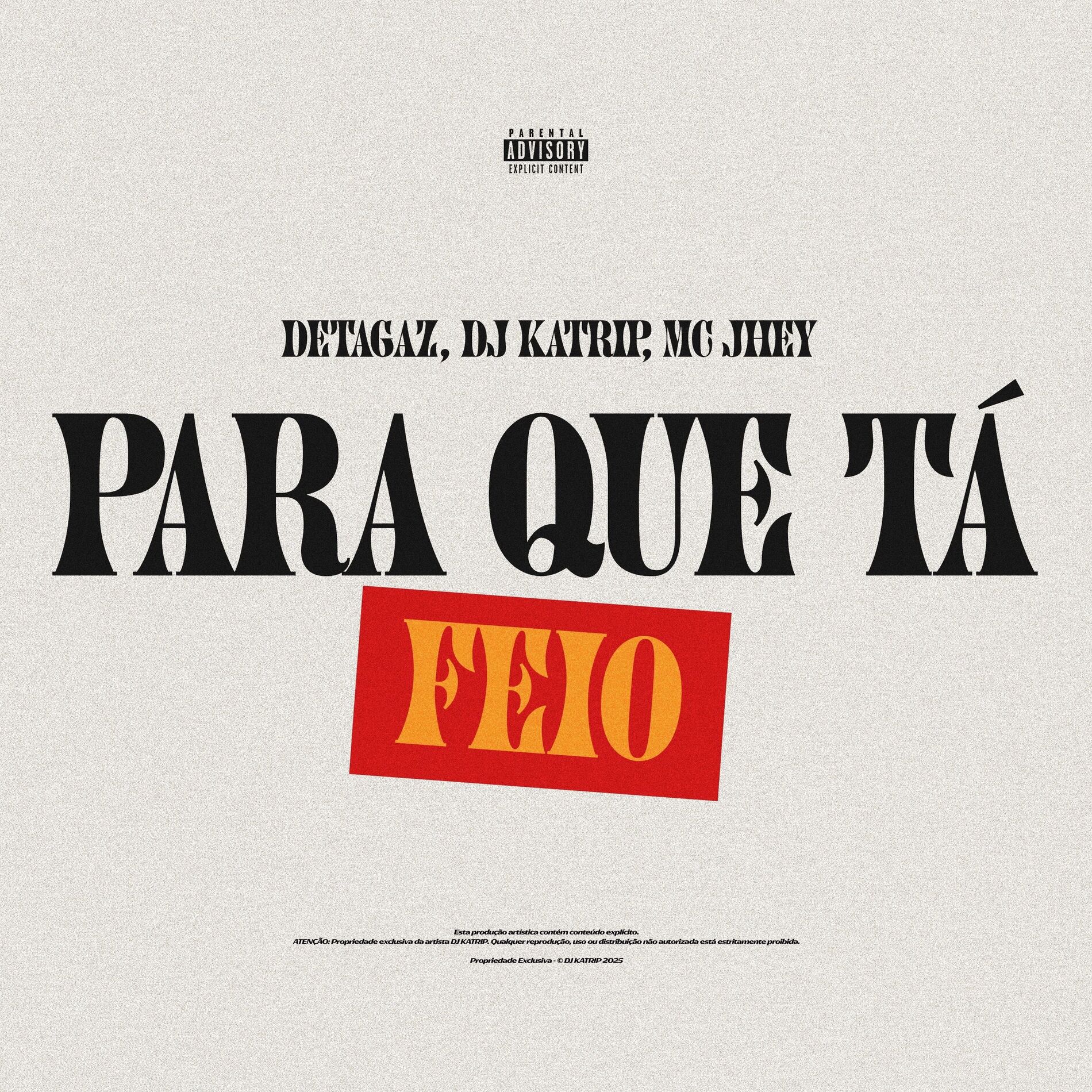 Album cover of Para Que Tá Feio