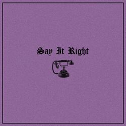 Cover of Say It Right (Violin)