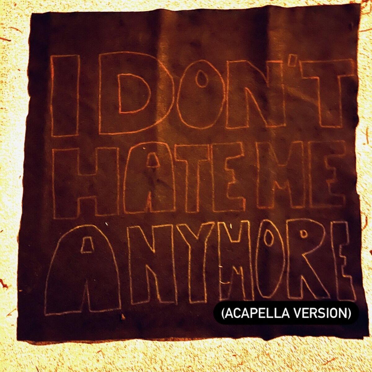 Album cover of I Don’t Hate Me Anymore (Acapella Version)