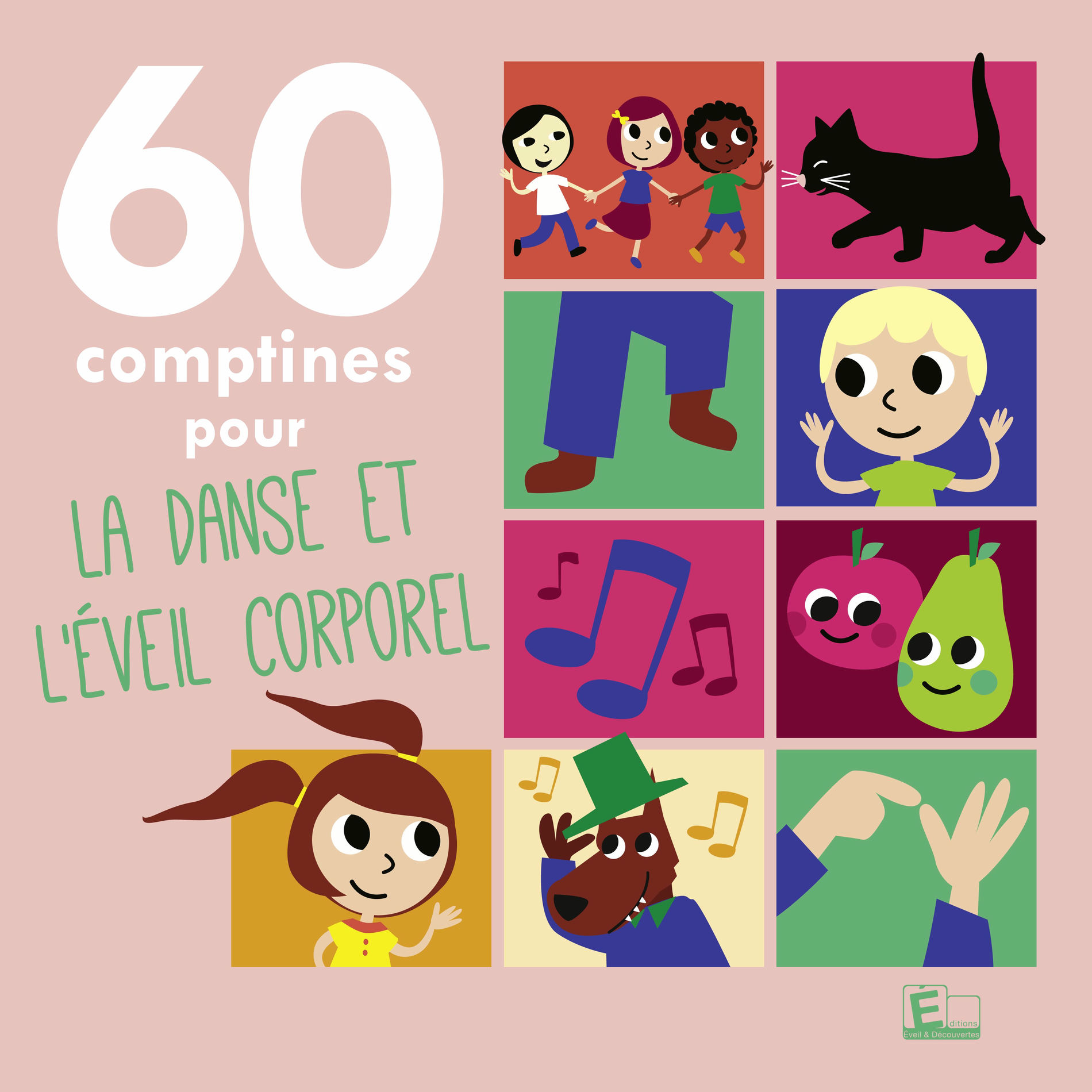 Album cover of 60 comptines pour la danse et l'éveil corporel