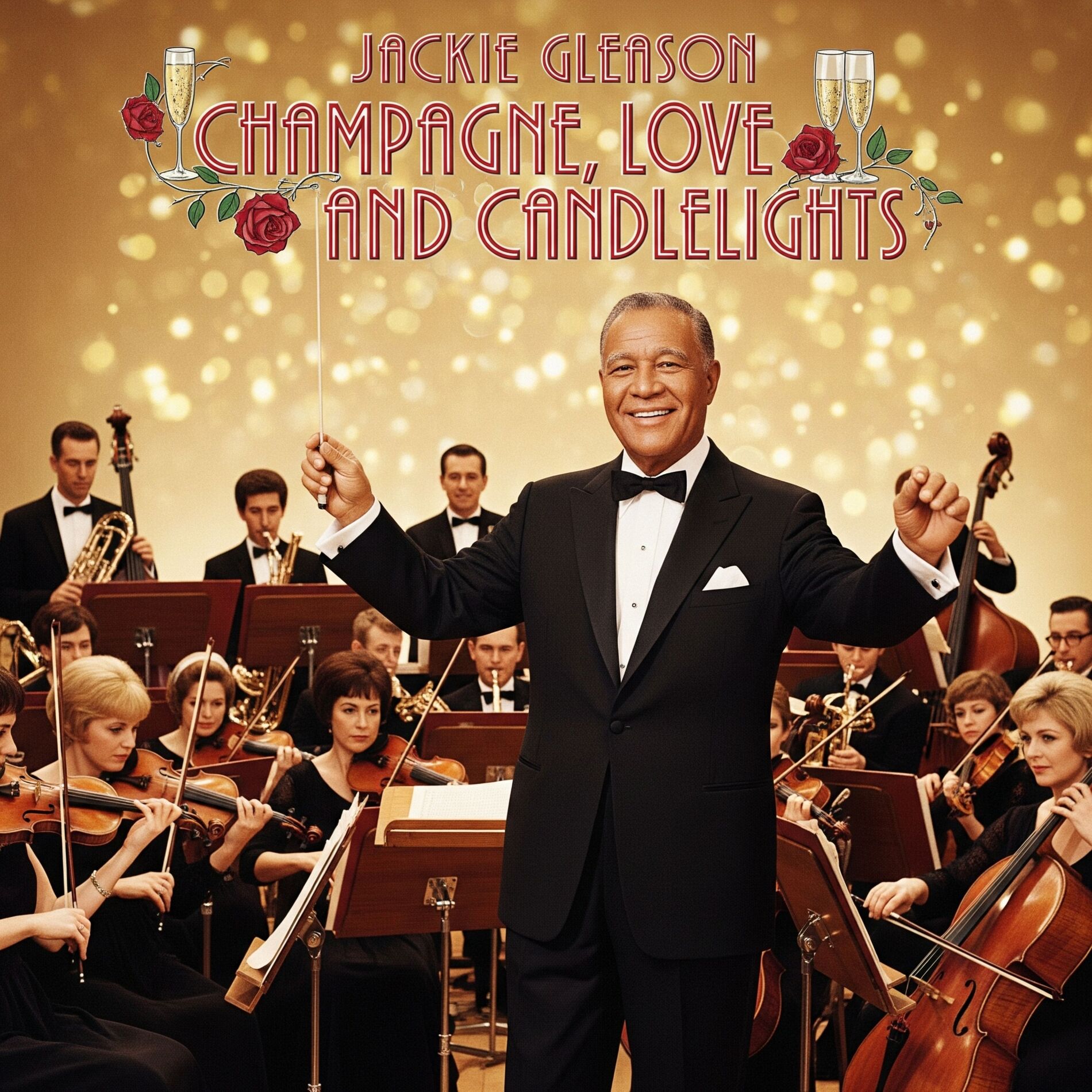 Album cover of Jackie Gleason: Champagne, Love and Candlelights