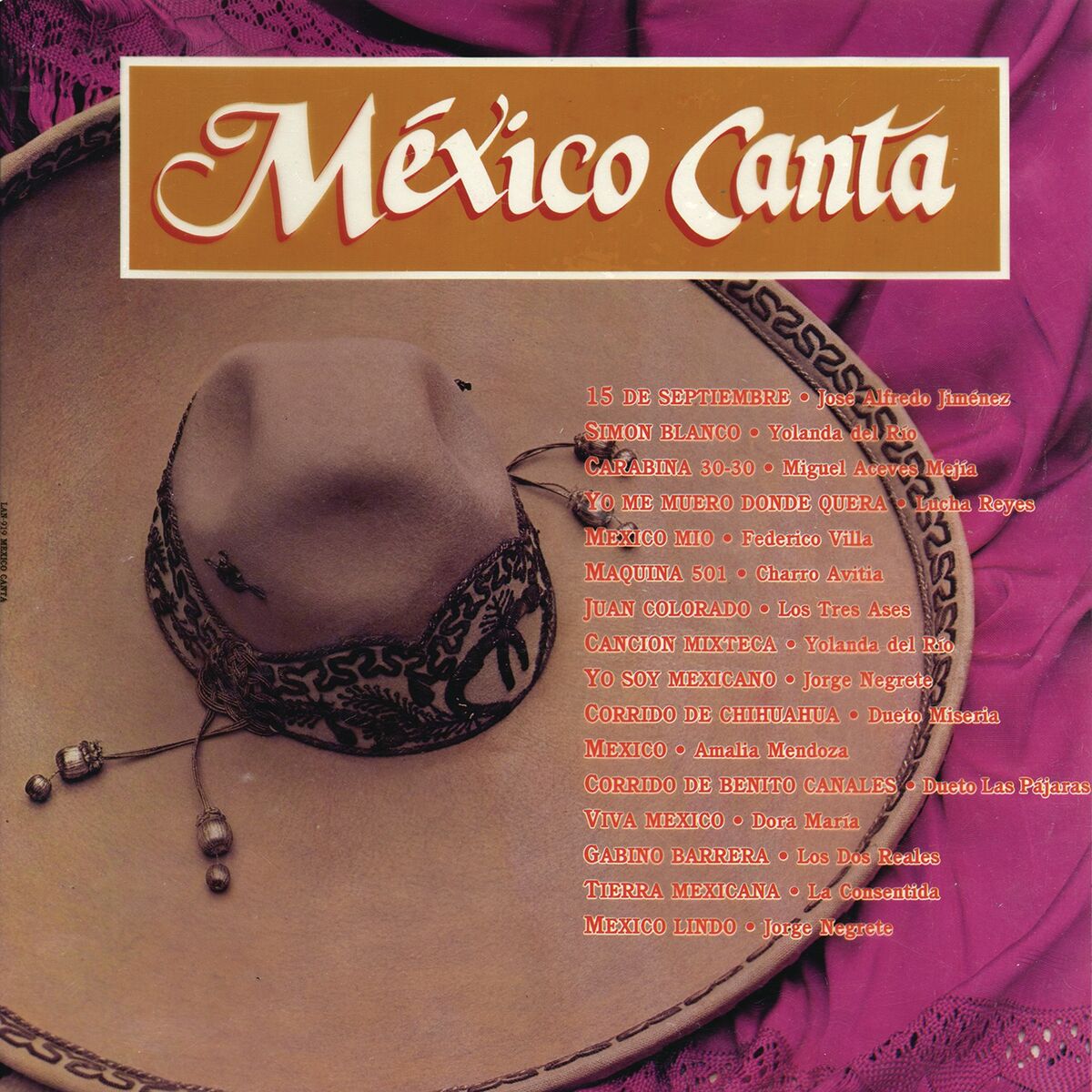 Album cover of México Canta