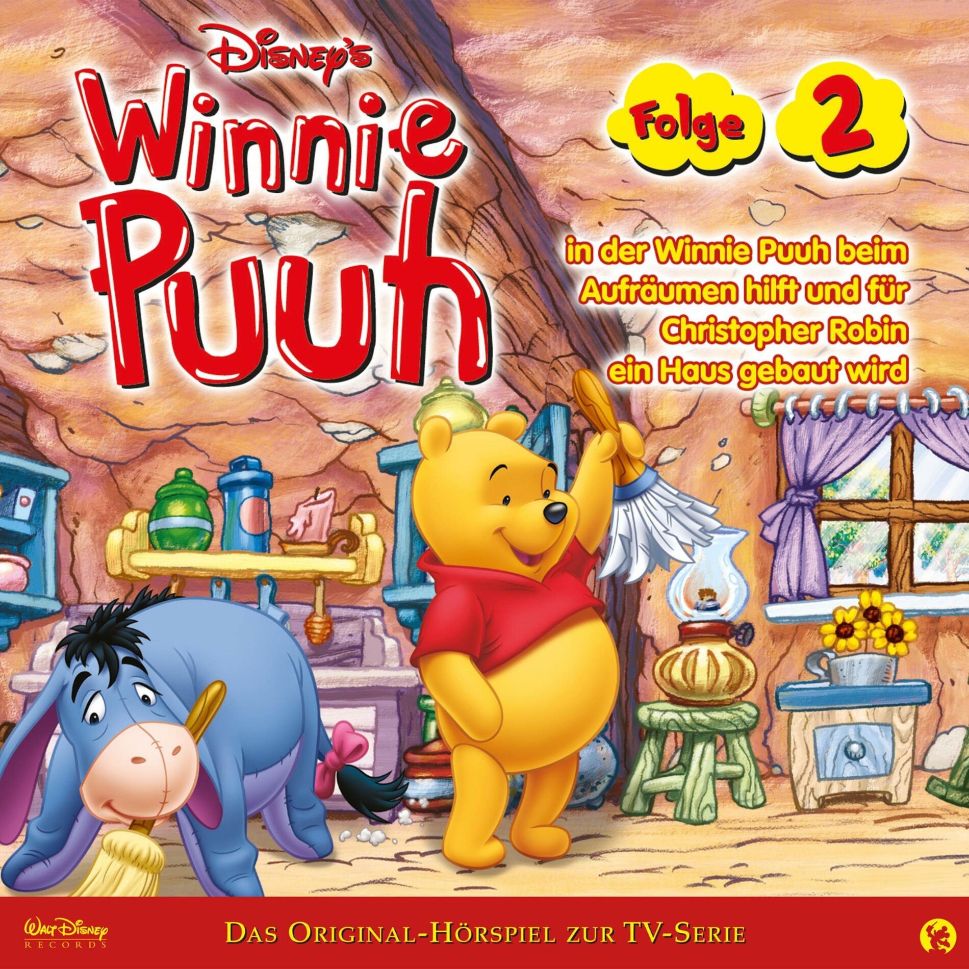 Album cover of 02: Winnie Puuh in der Winnie Puuh beim Aufräumen hilft und für Christopher Robin ein Haus gebaut wird (Hörspiel zur Disney TV-Ser