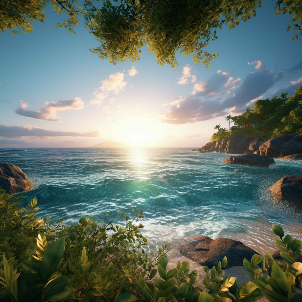 Picture of Overture to Ocean Bliss: Music for Stress Relief